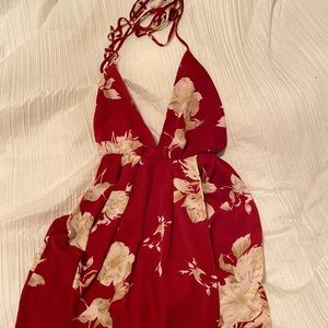 Floral Strappy Maxi Dress